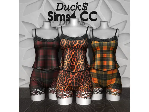Alpha Ducks_Anggun Outfit - The Sims 4 Custom Content