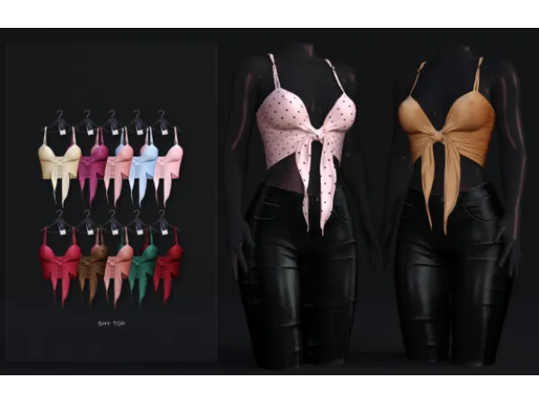 AF Tops by boutiqueamelie - The Sims 2 Custom Content