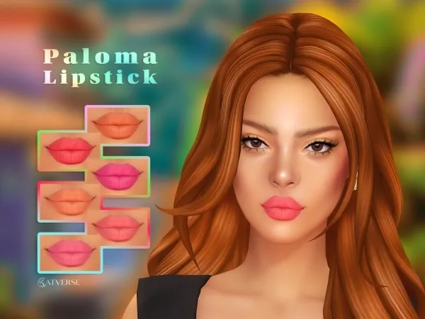 Mix Paloma Lipstick - The Sims 4 Custom Content