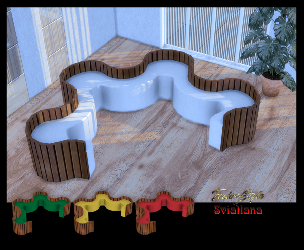 Alpha Wave Sofa by fusionstylesims4 - The Sims 4 Custom Content