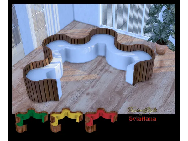 Alpha Wave Sofa - The Sims 4 Custom Content