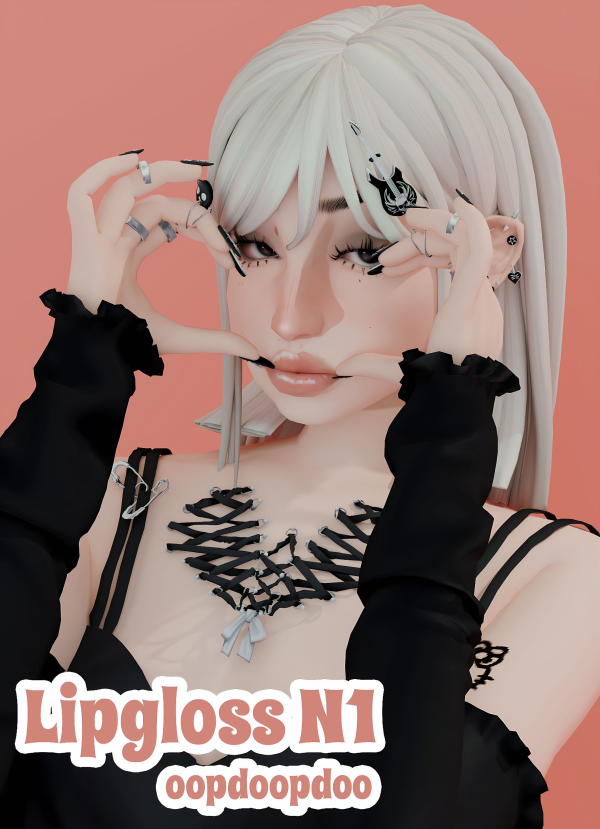 Maxis Match Lipgloss N1 by simsfinds - The Sims 4 Custom Content