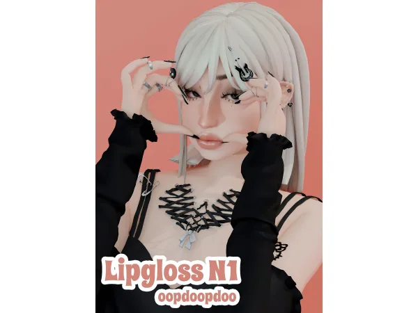 Maxis Match Lipgloss N1 by oopdoopdoo - The Sims 4 Custom Content