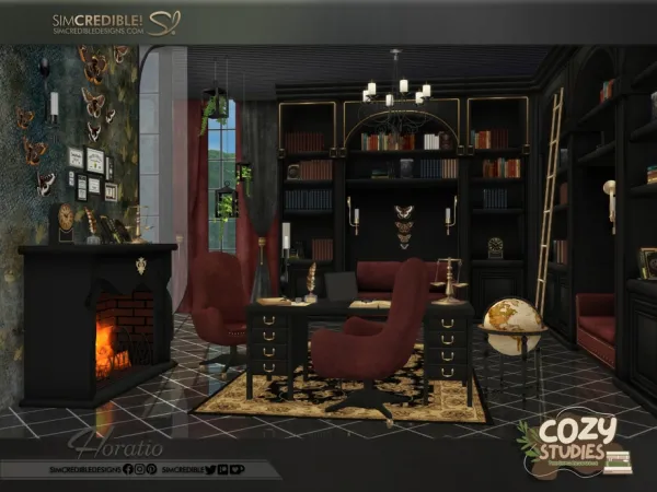 Alpha Horatio Office - The Sims 4 Custom Content