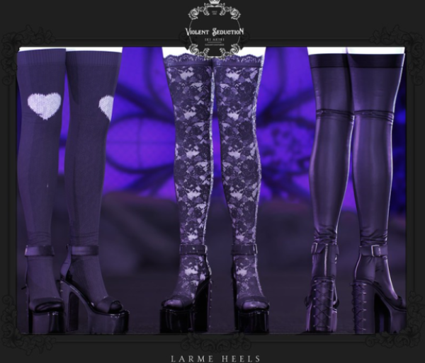Bottom only_LarmeHeels by simsfinds - The Sims 2 Custom Content