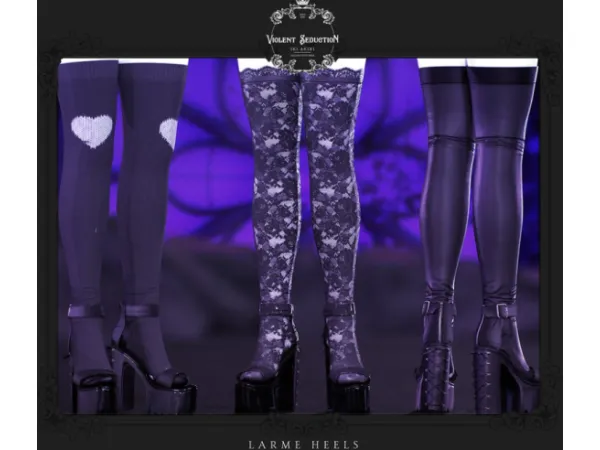 Bottom only_LarmeHeels by boutiqueamelie - The Sims 2 Custom Content