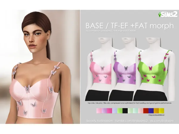 BASE AF TF Top by boutiqueamelie - The Sims 2 Custom Content