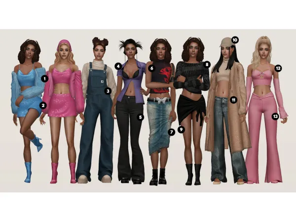 COLLECTION 35 E neillan by simsfinds - The Sims 2 Custom Content