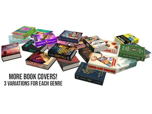 What We Need Is More Books by simsfinds - The Sims 2 Custom Content