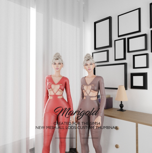 Alpha MARIGOLD TS4_ CAROLIN by marigoldsims - The Sims 4 Custom Content