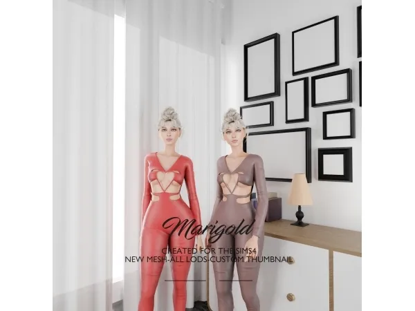 Alpha MARIGOLD TS4_ CAROLIN - The Sims 4 Custom Content