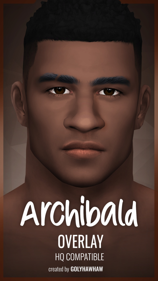 Maxis Match Archibald Overlay by simsfinds - The Sims 4 Custom Content