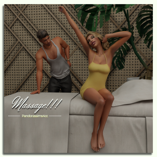 Mix Massage by pandorassims4cc - The Sims 4 Custom Content