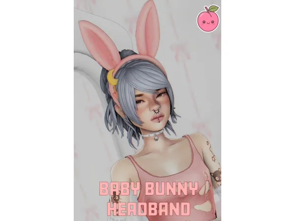 Maxis Match Baby Bunny Headband by Plumiii - The Sims 4 Custom Content