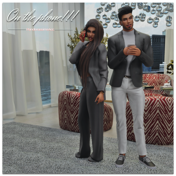 Mix On the phone by pandorassims4cc - The Sims 4 Custom Content