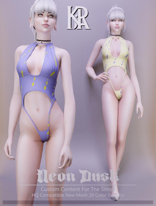 Alpha Neon Dusk by kira_s4 - The Sims 4 Custom Content