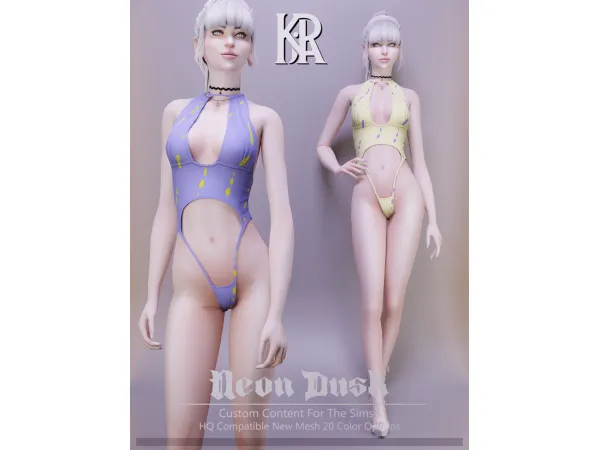 Neon Dusk by Kira - The Sims 4 Custom Content