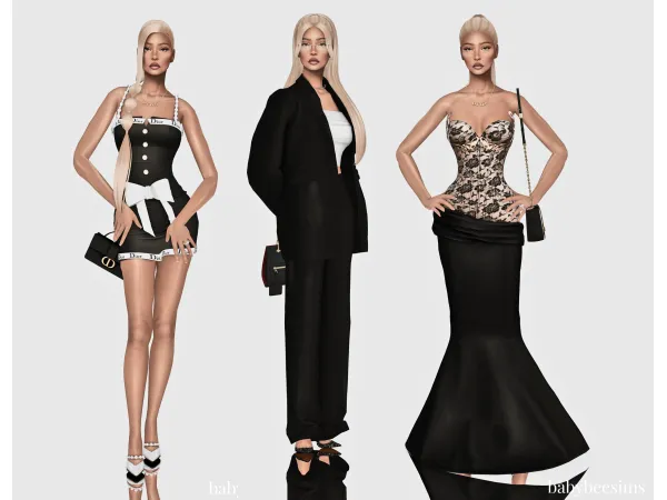 Maxis Match Emmeline Blackwood by babybeesims - The Sims 4 Custom Content