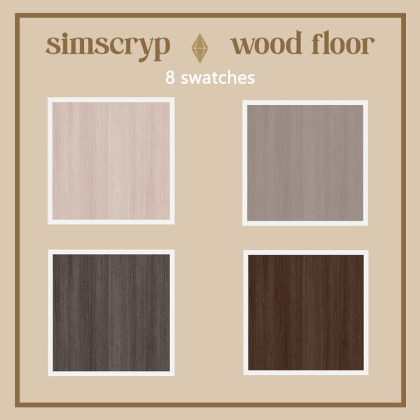 Mix wood floor by simsfinds - The Sims 4 Custom Content