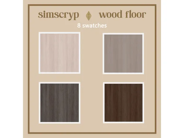 Mix wood floor by simscryp - The Sims 4 Custom Content