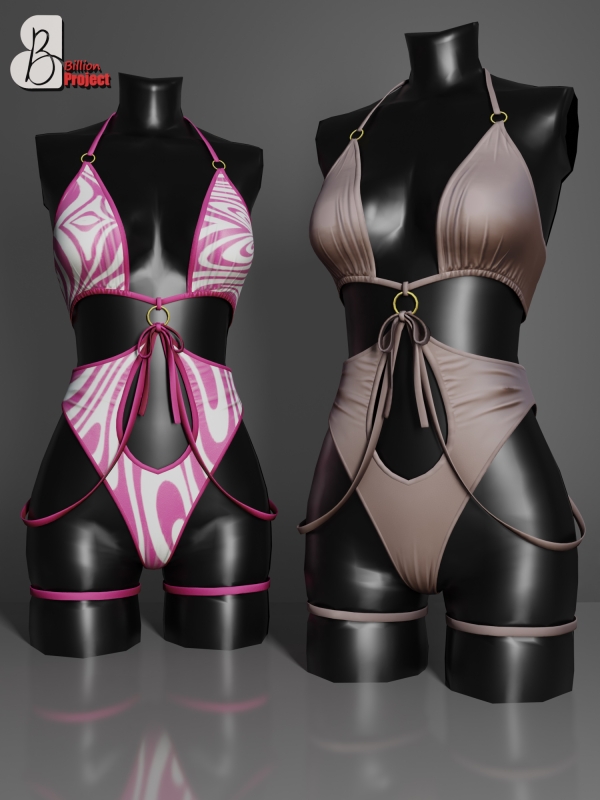 Alpha BillionProject Nesia Lingerie by billion_project666 - The Sims 4 Custom Content
