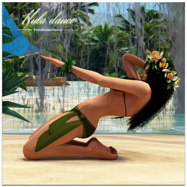 Mix Hula dance by pandorassims4cc - The Sims 4 Custom Content