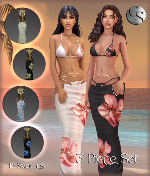 Alpha CAMUFLAJE Golden Tide Big Collection by simsfinds - The Sims 4 Custom Content