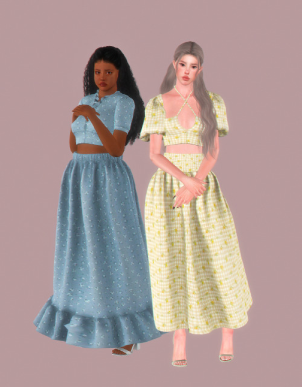 2 cute outfit by simsfinds - The Sims 3 Custom Content
