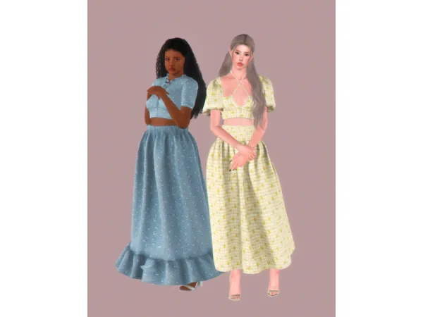 2 cute outfit by chamisss - The Sims 3 Custom Content