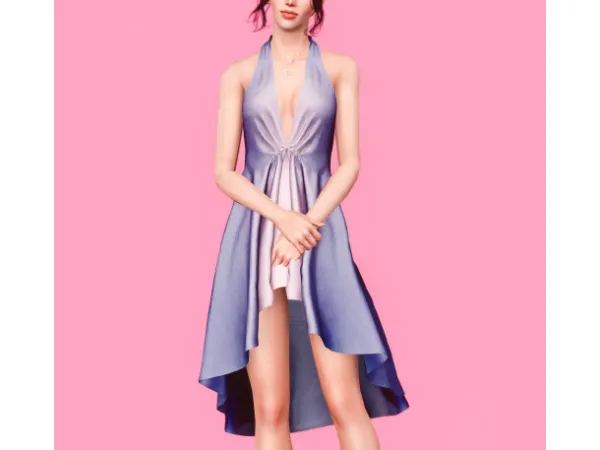 4to3 Ciel LunaLowDress by VMSims - The Sims 3 Custom Content