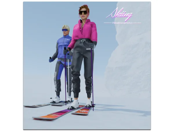 Mix Skiing - The Sims 4 Custom Content