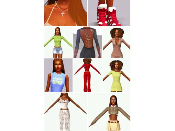 the girls sets by commonblacksimmer - The Sims 3 Custom Content