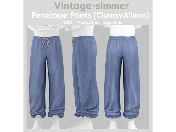 Maxis Match Skirt and Pants for Kids! by vintage-simme r