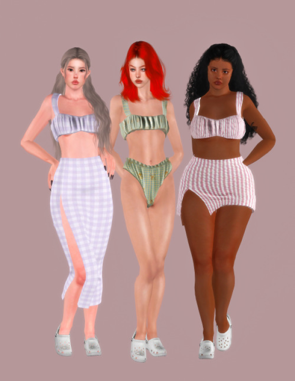 summer collection outfit by simsfinds - The Sims 3 Custom Content