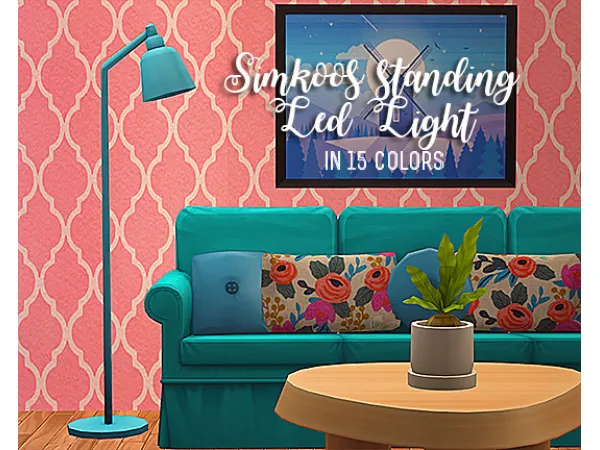 [ ] 4t2 simkoos standing led light by linacheries - The Sims 2 Custom Content