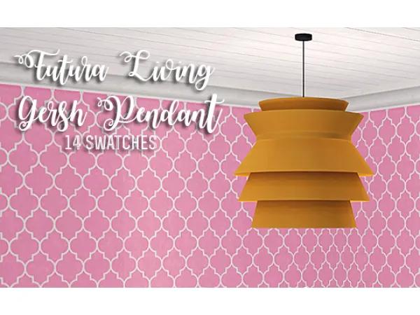 Peacemaker icu2019s Futura Living Gersh Pendant by linacheries - The Sims 2 Custom Content