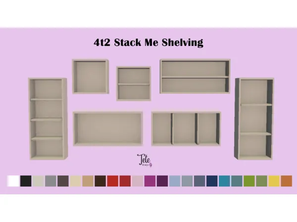 4t2 Stack me Shelvingby tetevesselsheep - The Sims 2 Custom Content