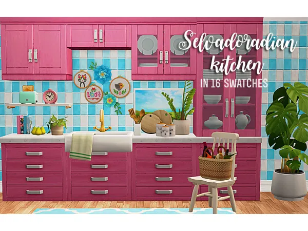 selvadoradian kitchen by linacheries - The Sims 2 Custom Content