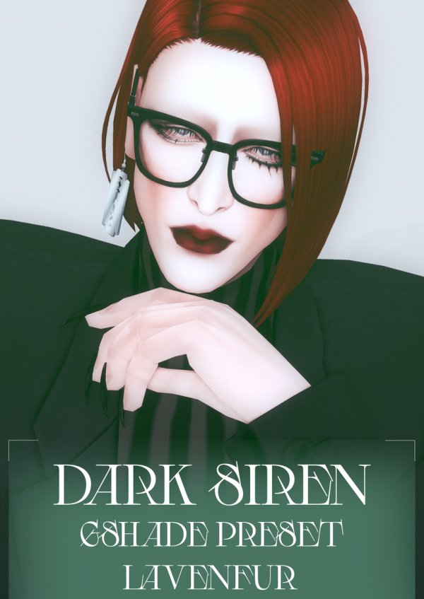 Mix LAVENFUR DARK SIREN by lavenfur - The Sims 4 Custom Content