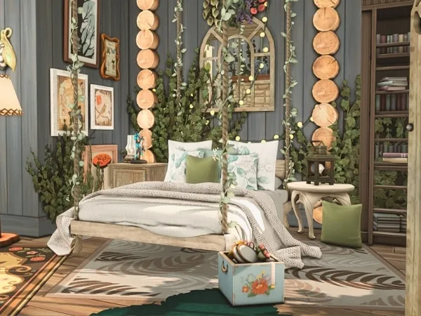 Maxis Match Just Magic Bedroom - The Sims 4 Custom Content