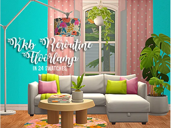 4t2 kkb re routine floorlamp 24 swatches by linacheries - The Sims 2 Custom Content