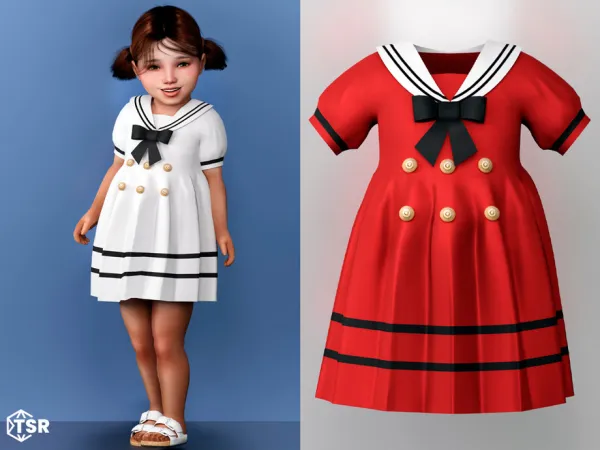 Maxis Match Harlow Cute formal dress by Garfiel - The Sims 4 Custom Content