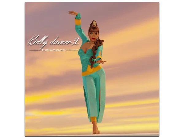 Mix Belly dancer 2 - The Sims 4 Custom Content