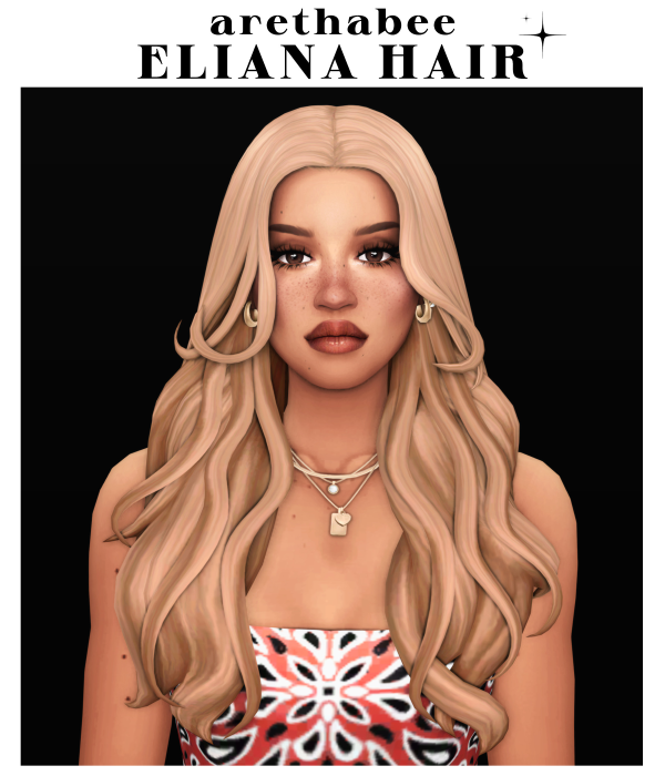 Maxis Match eliana hair by simsfinds - The Sims 4 Custom Content
