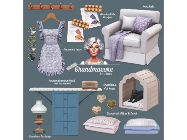 Maxis Match Grandmacore - The Sims 4 Custom Content
