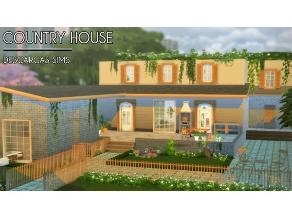 Mix Country House - The Sims 4 Custom Content