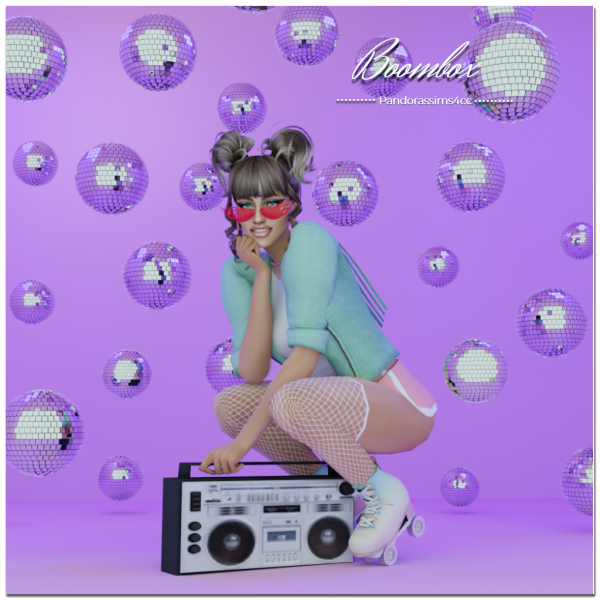 Mix Boombox by pandorassims4cc - The Sims 4 Custom Content