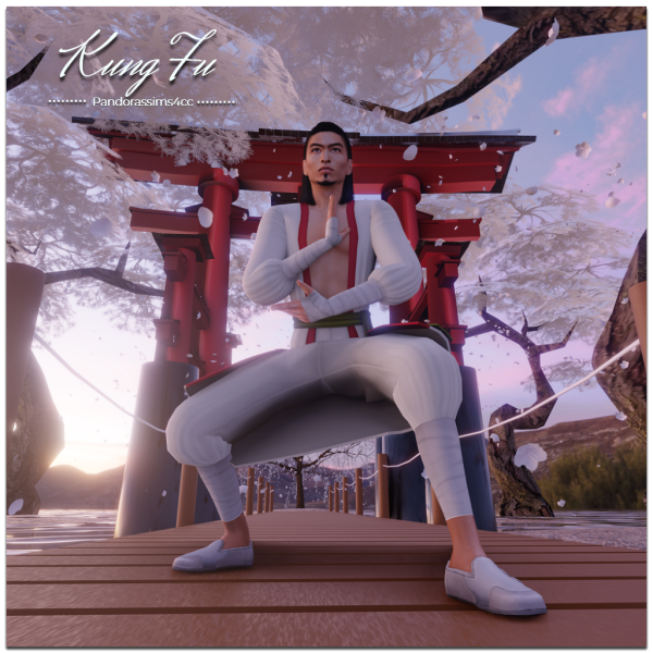 Mix Kung fu by pandorassims4cc - The Sims 4 Custom Content