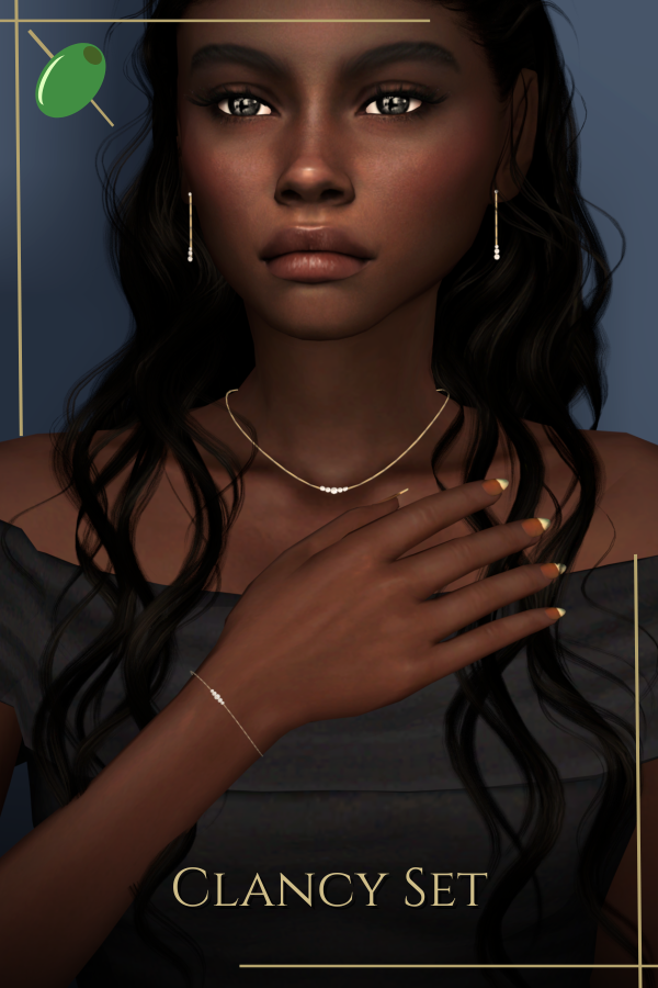 Mix Clancy Set by pitted0live - The Sims 4 Custom Content