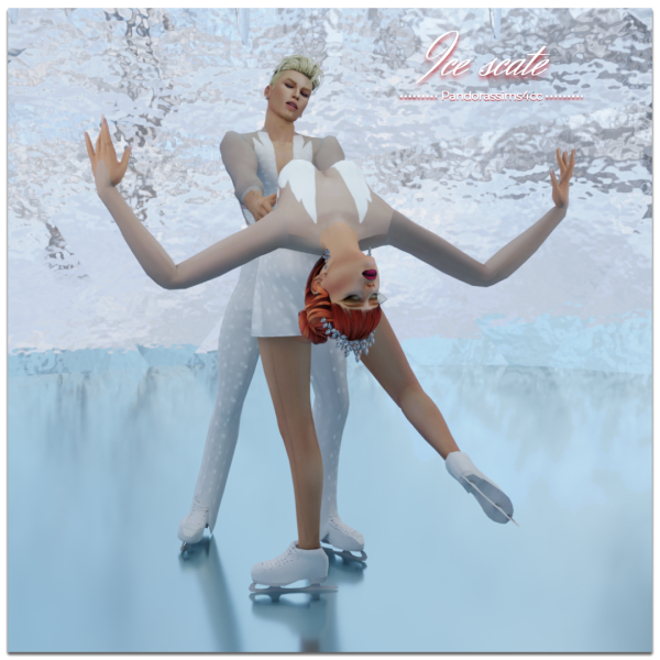 Mix Ice skate by pandorassims4cc - The Sims 4 Custom Content